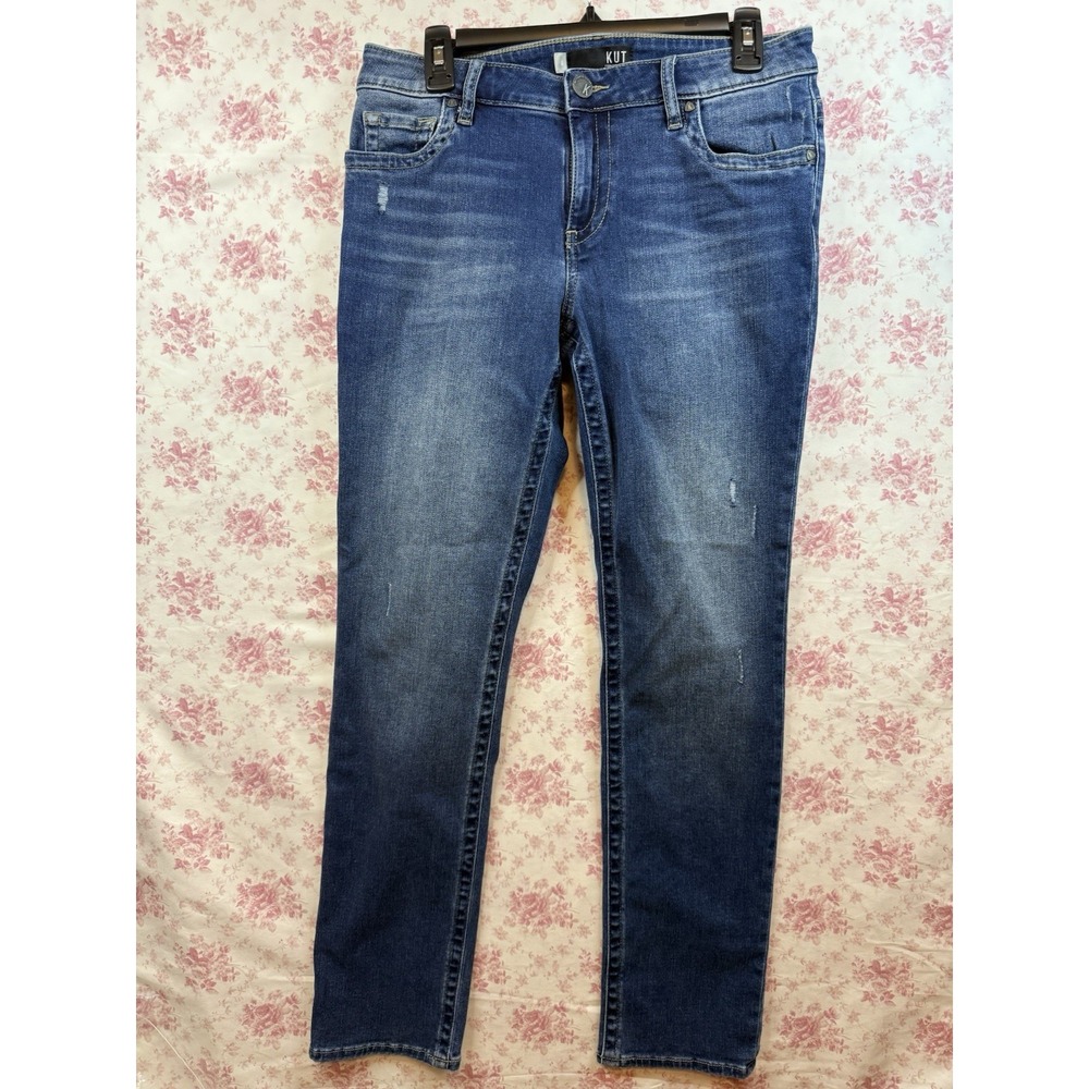 KUT From The Kloth Women's Size 6 Blue Stretch Skinny Jeans Medium Wash